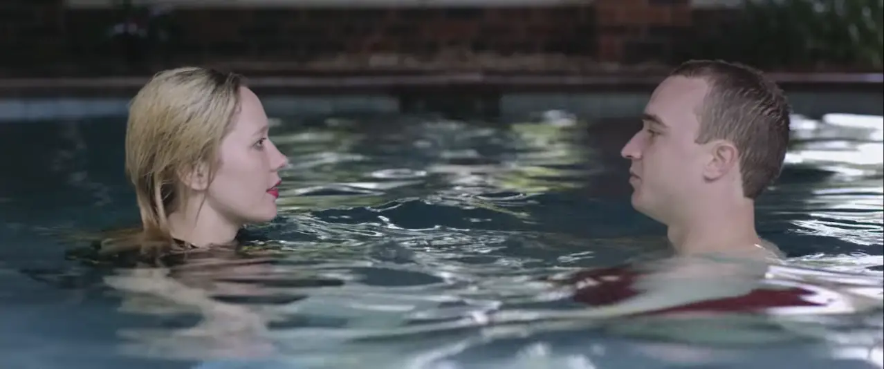 Screenshot from Julia Jacklin's "Pool Party" music video