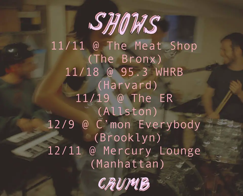 Crumb 2016 live dates