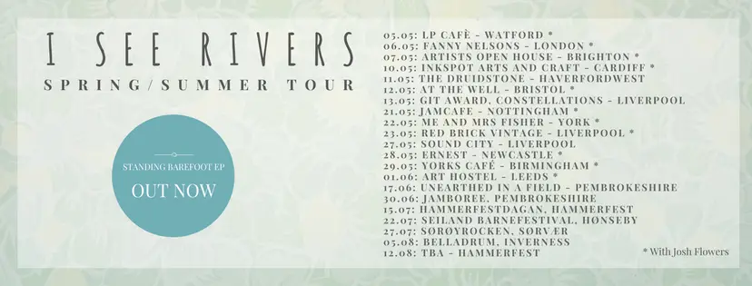 I See Rivers 2017 tour poster
