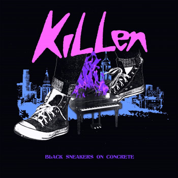 Black Sneakers on Concrete - KILLEN