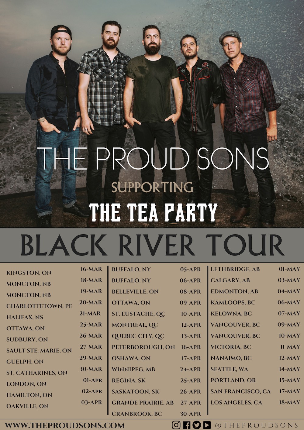 The Proud Sons 2019 tour dates