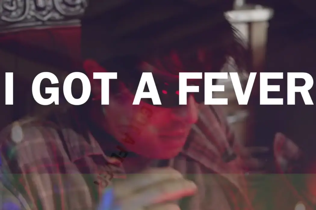 Screenshot from MOON's "I Got A Fever" lyric video