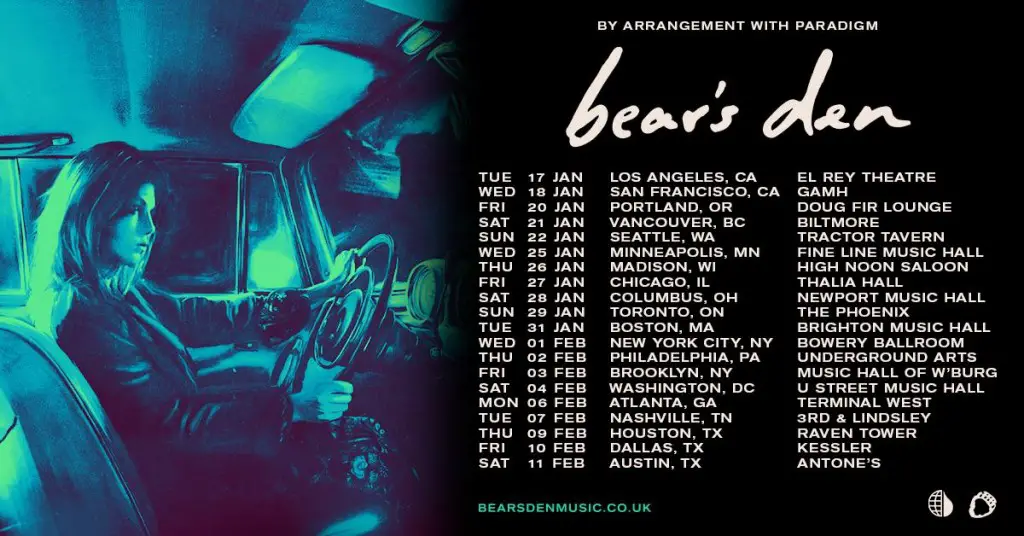 bears den music tour