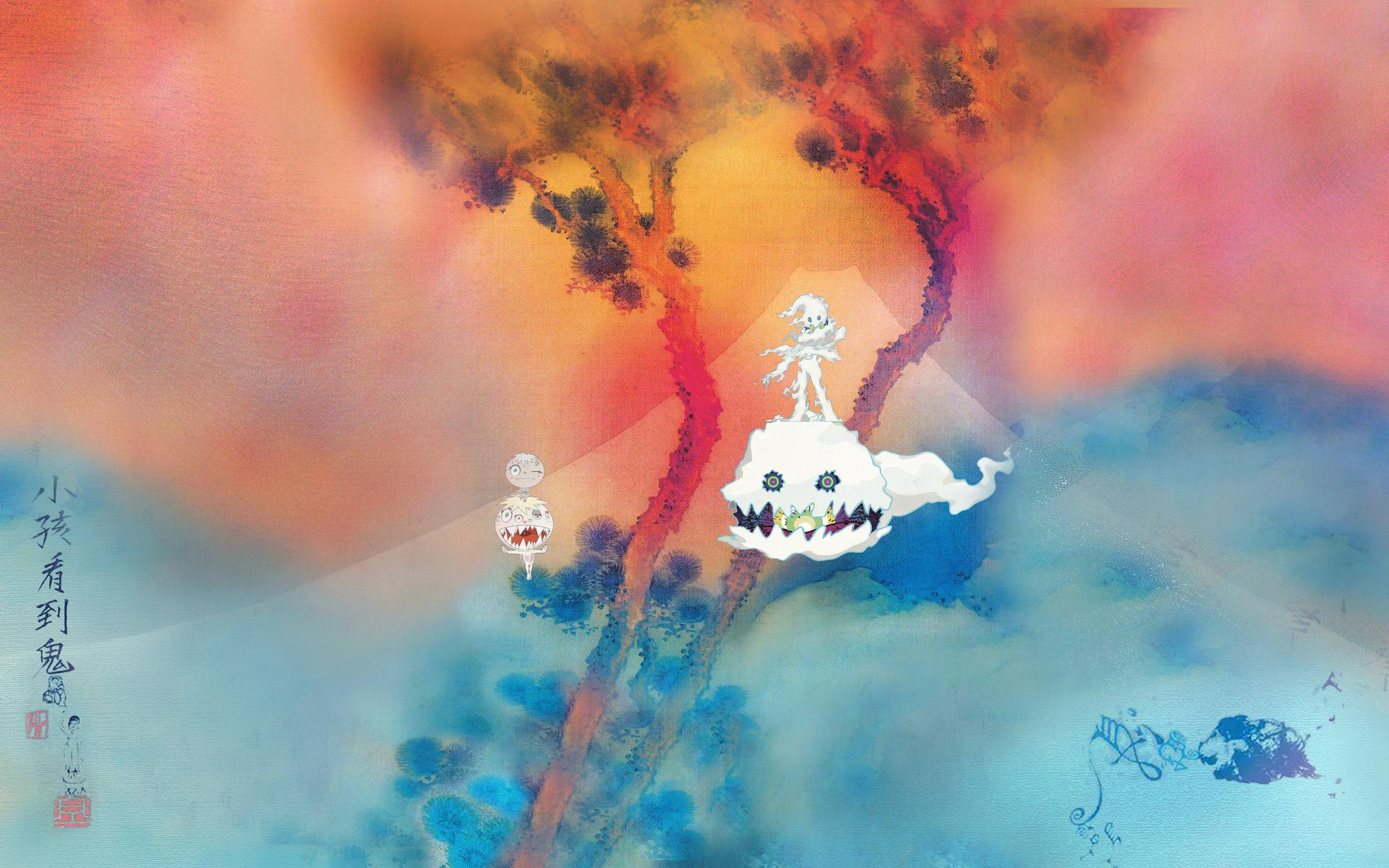 Takashi Murakami Describes Kanye West & Kid Cudi's Artwork For