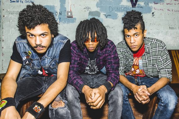 Radkey (L to R: Isaiah Radke, Dee Radke, Solomon Radke) © Andy Hughes