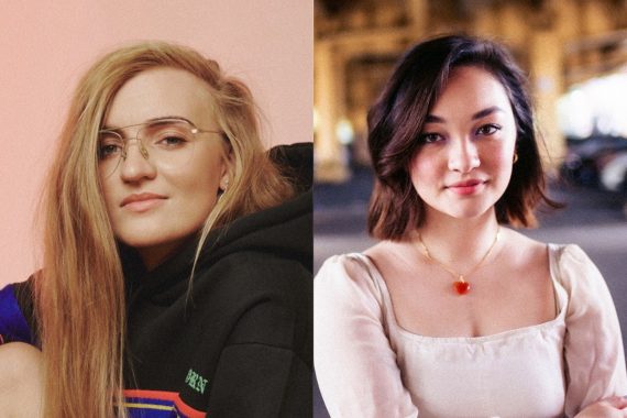 G Flip (left) and mxmtoon (right)