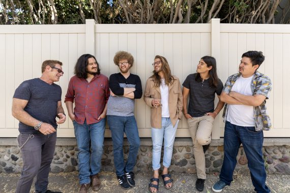 Manuel the Band [L-R]: Matt Kalin, George Madrid, Brandon Charlesworth, Manuel Grajeda, Kevin Nowacki, Richard Fernandez © Cesar Sanchez