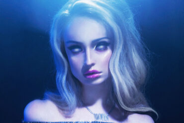 Kim Petras © Byron Spencer, illustration Lucas David