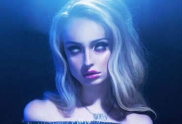 Kim Petras © Byron Spencer, illustration Lucas David