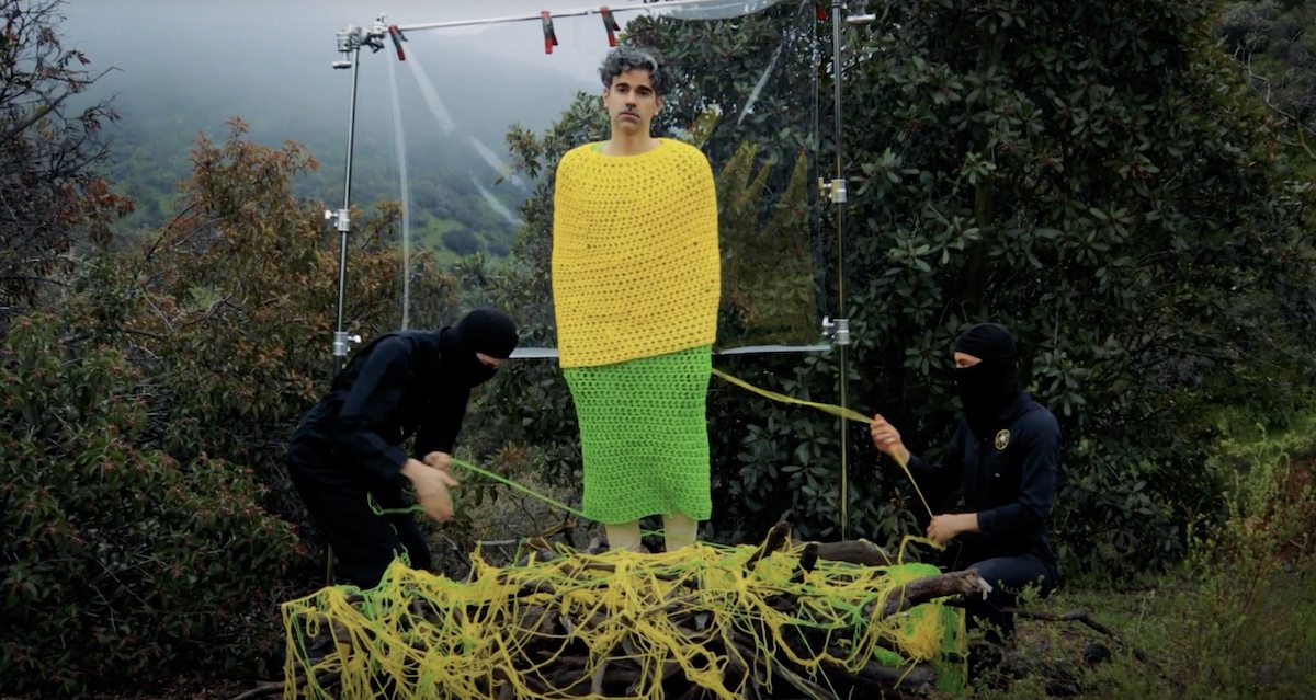 Geographer's Brit O'Brien-directed "One / Other" music video sees him quite literally unraveling at the seams