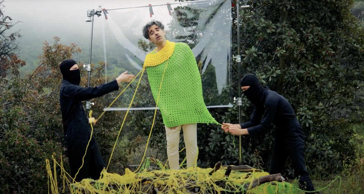 Geographer's Brit O'Brien-directed "One / Other" music video sees him quite literally unraveling at the seams