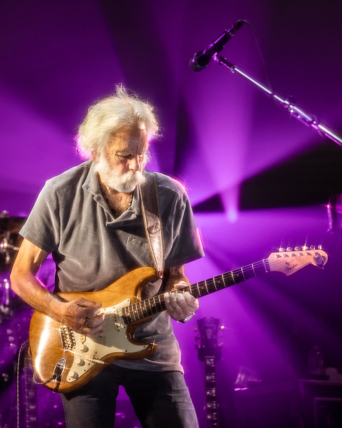 The Grateful Dead founding member Bob Weir plays with Dead & Company at Cornell's Barton Hall, May 8, 2023 © Alive Coverage