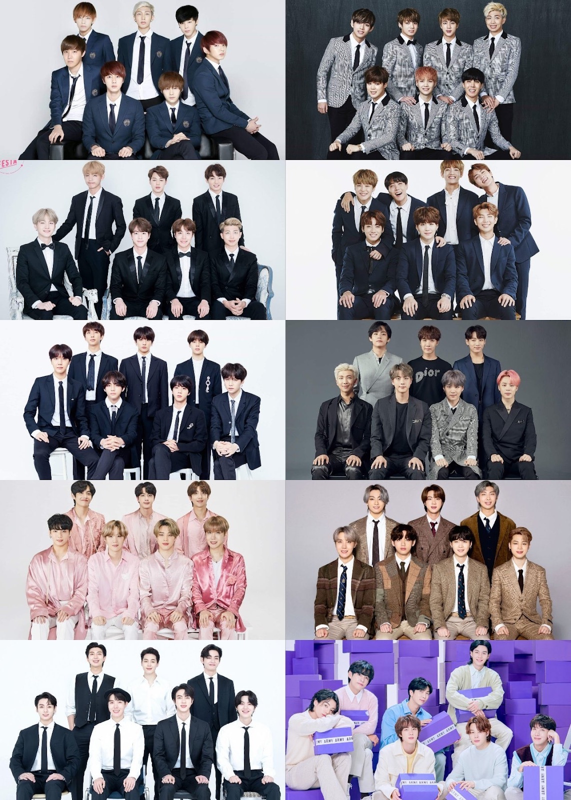 BTS through the years