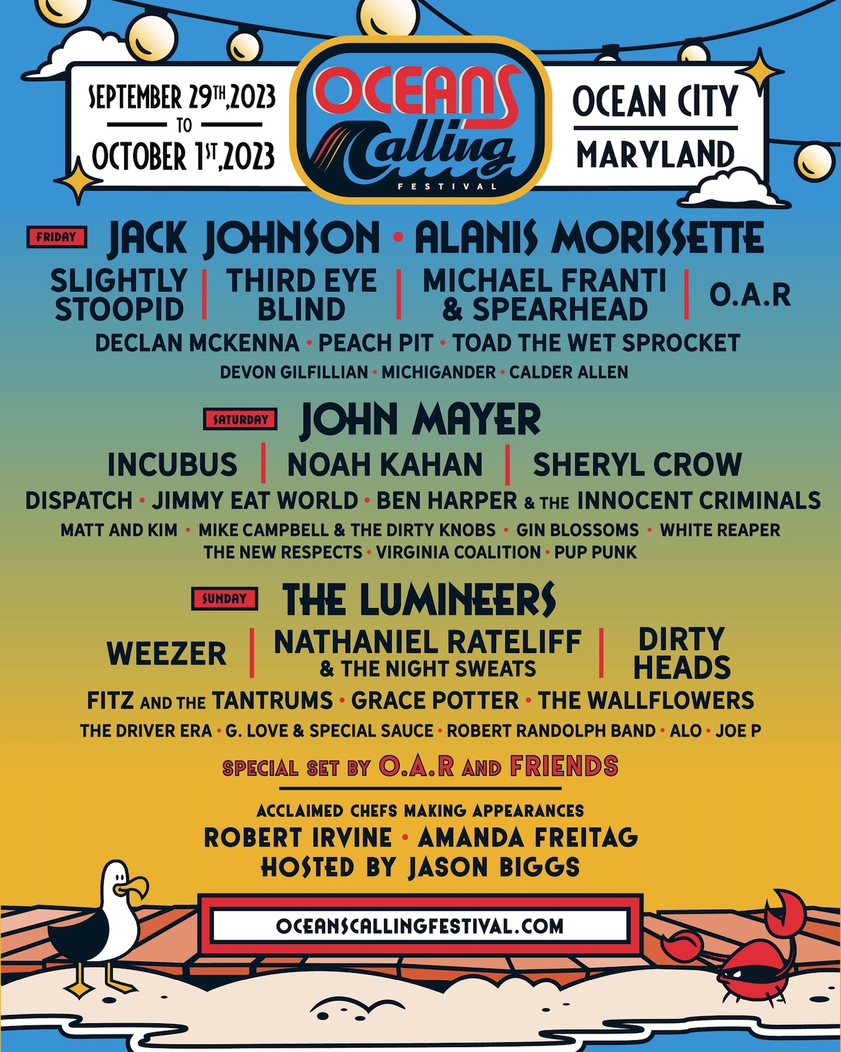 Oceans Calling Festival 2023 lineup