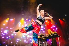 Sylvan Esso at Hinterland Music Festival © Andrea Escobar