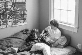 semiwestern's Ty Bohrnstedt and his dog