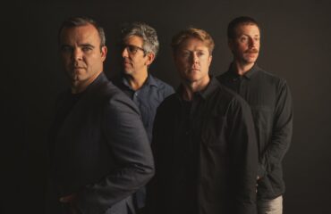 Future Islands (left to right): Samuel T. Herring, Gerrit Welmers, William Cashion, Michael Lowry © Frank Hamilton