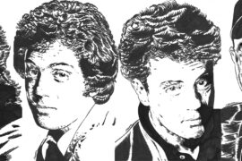 Billy Joel at 21, standing in Cold Spring Harbor; 28, stratospheric success with ‘The Stranger’; 44, eyeing pop retirement; 74, turning the lights back on. “Thirteen albums was good enough for the Beatles, it’s good enough for me!” © Aidan Moyer