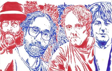 Sean Ono Lennon and James McCartney originally shared this selfie in August of 2018, captioned “peekaboo.” McCartney held a guitar under his arm, forecasting their recent collaboration for his forthcoming album © Aidan Moyer