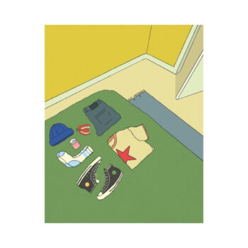 single art for Byland's "Two Circles"