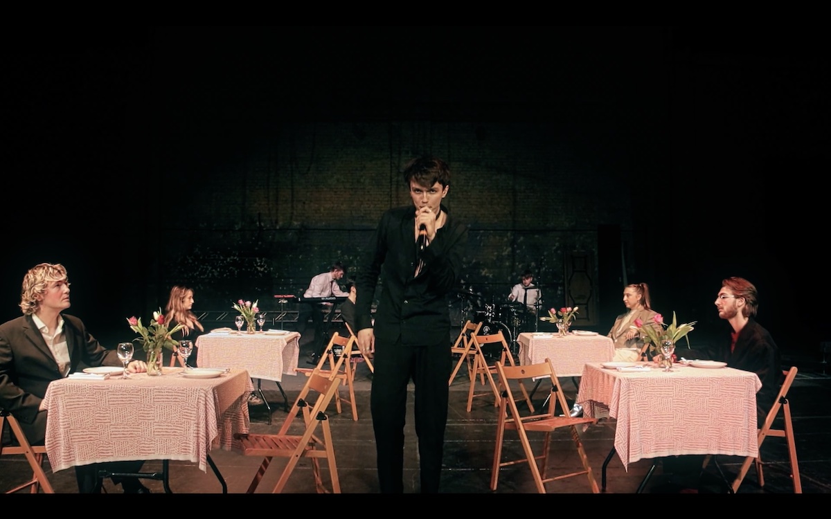 Still from Finn Doherty's "Drop My Guard (Live Performance)" video