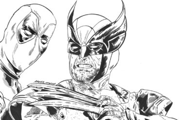 I can feel your power: 'Deadpool & Wolverine' sees Ryan Reynolds joined by Hugh Jackman, clad for the first time in a comic book cowl and ballistic unitard © Aidan Moyer