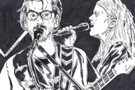 Dhani Harrison and Mereki Beach trade vocals on their co-write “Ghost Garden” for the INNERSOUNDSTAGE live concert © Aidan Moyer