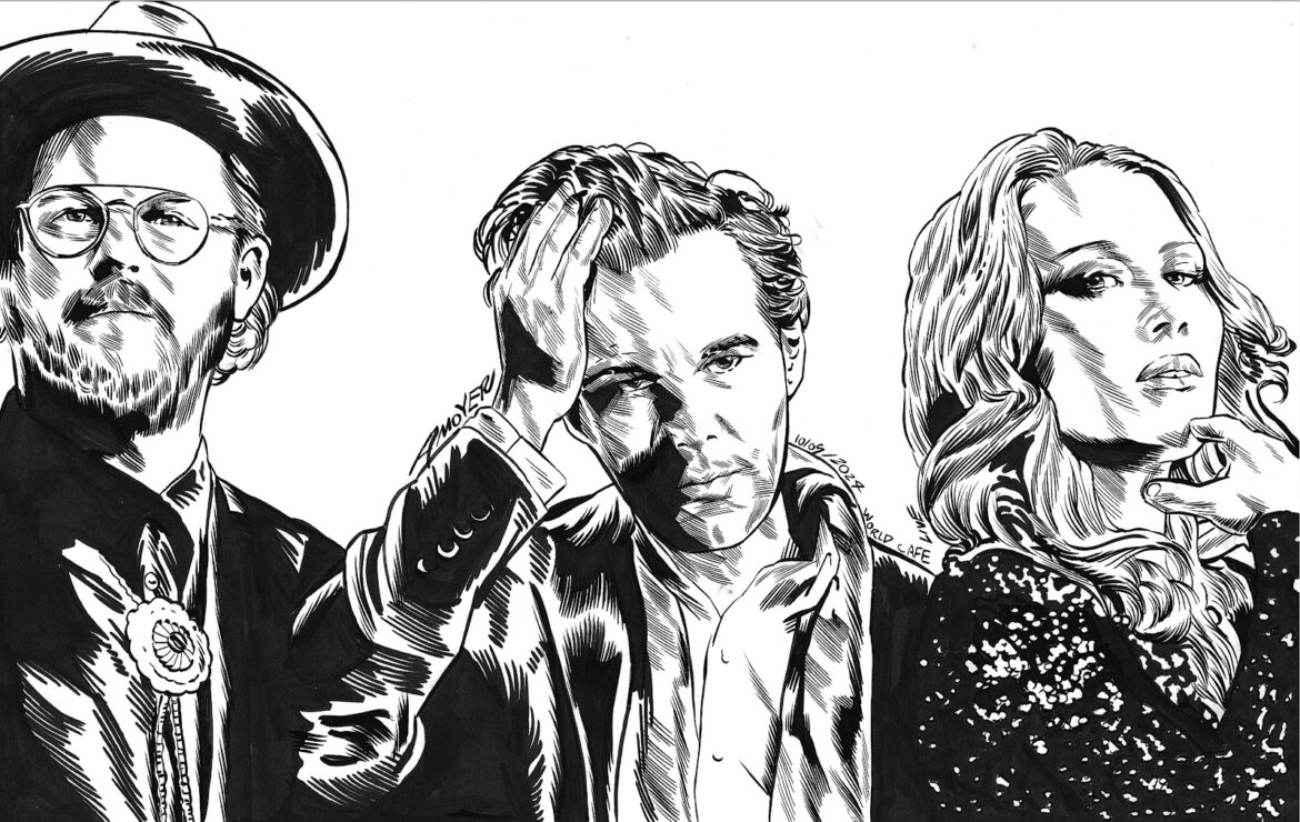 The Lone Bellow circa 2022; based on press photo by Eric Ryan Anderson © Aidan Moyer