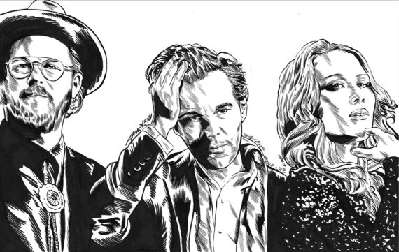 The Lone Bellow circa 2022; based on press photo by Eric Ryan Anderson © Aidan Moyer