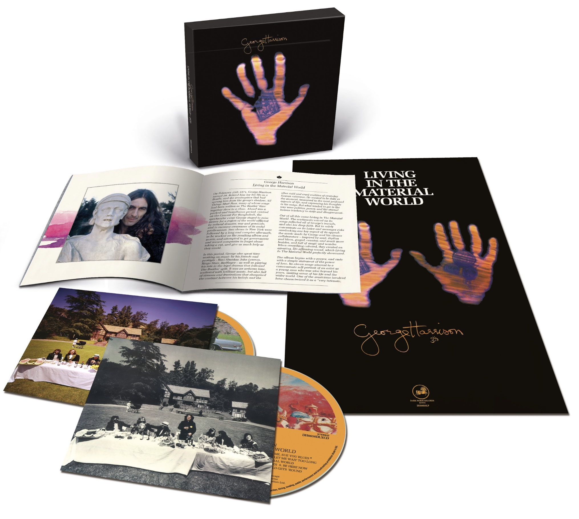 The contents of the CD box set.