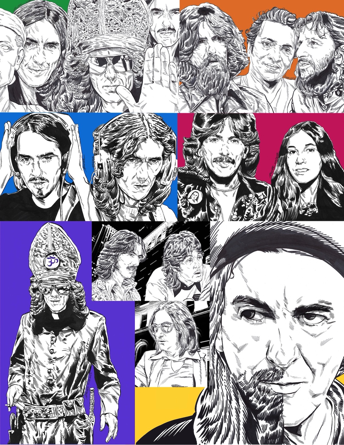 George Harrison © Aidan Moyer