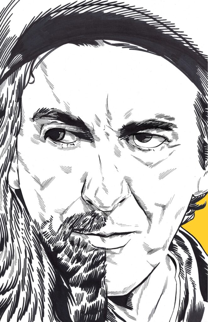 Sunrise doesn’t last all morning: George Harrison circa 1970/2000 © Aidan Moyer