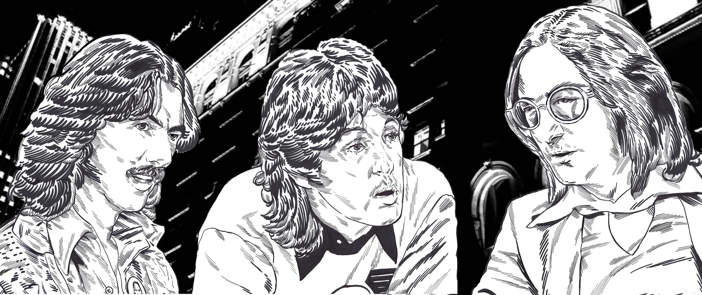 John and Paul here in the Material World- George met with McCartney at the Plaza Hotel on December 19, 1974, to formally sign the Beatles break-up papers (as seen in Scorsese’s ‘Living in The Material World’ documentary). Lennon was slated to join them but got cold feet, sending a balloon in his place. All three convened at the after-party for George’s MSG show that night. © Aidan Moyer