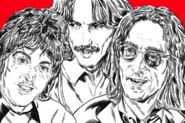 Threetles: McCartney, Harrison, and Lennon circa 1974