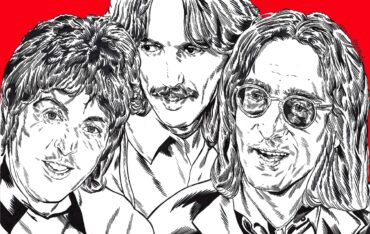 Threetles: McCartney, Harrison, and Lennon circa 1974