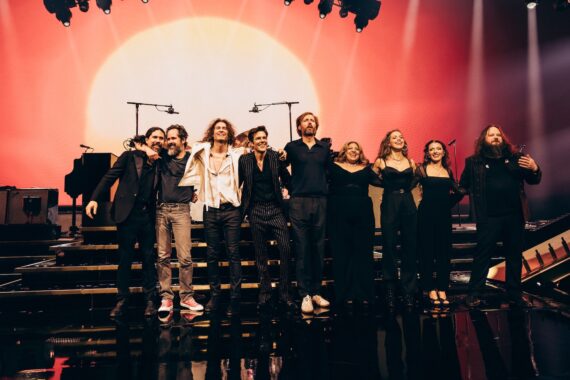 The Killers take a bow for the last of their Caesars Palace residency shows in Las Vegas © Chris Phelps, January 25, 2025
