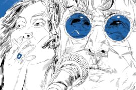 Yoko Ono and John Lennon prep for the One to One charity concerts in NYC circa 1971