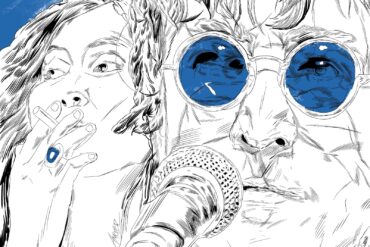 Yoko Ono and John Lennon prep for the One to One charity concerts in NYC circa 1971