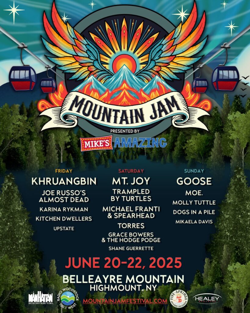 Mountain Jam's 2025 festival poster