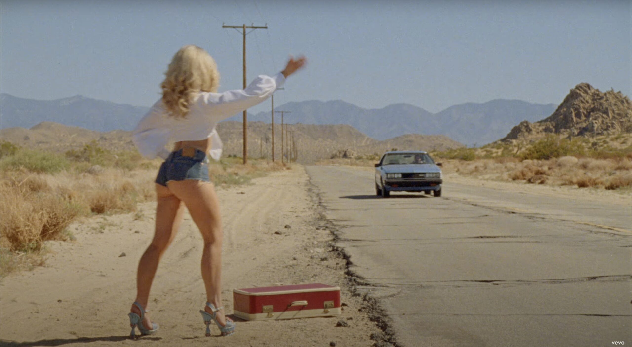 Sabrina Carpenter "Manchild" music video © Vania Heymann & Gal Muggia