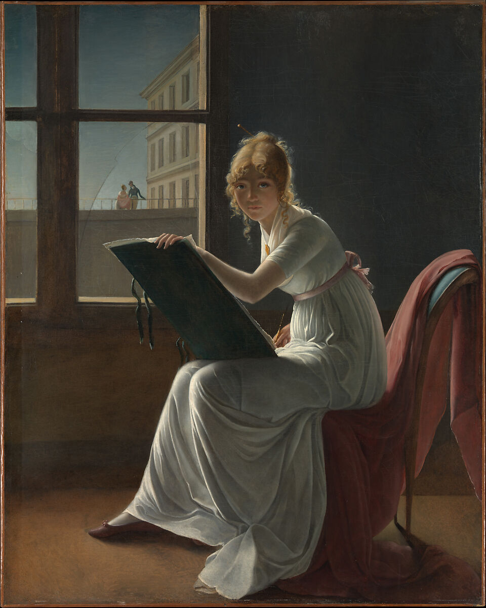 Portrait of Charlotte du Val d’Ognes, Marie-Denise Villers (1801)