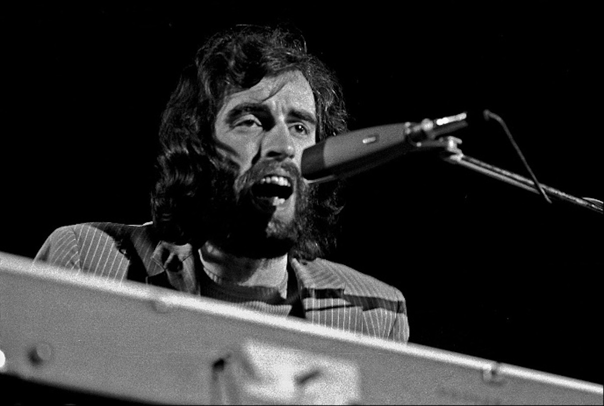 Richard Manuel performing with The Band in 1971. Photograph by Heinrich Klaffs.
