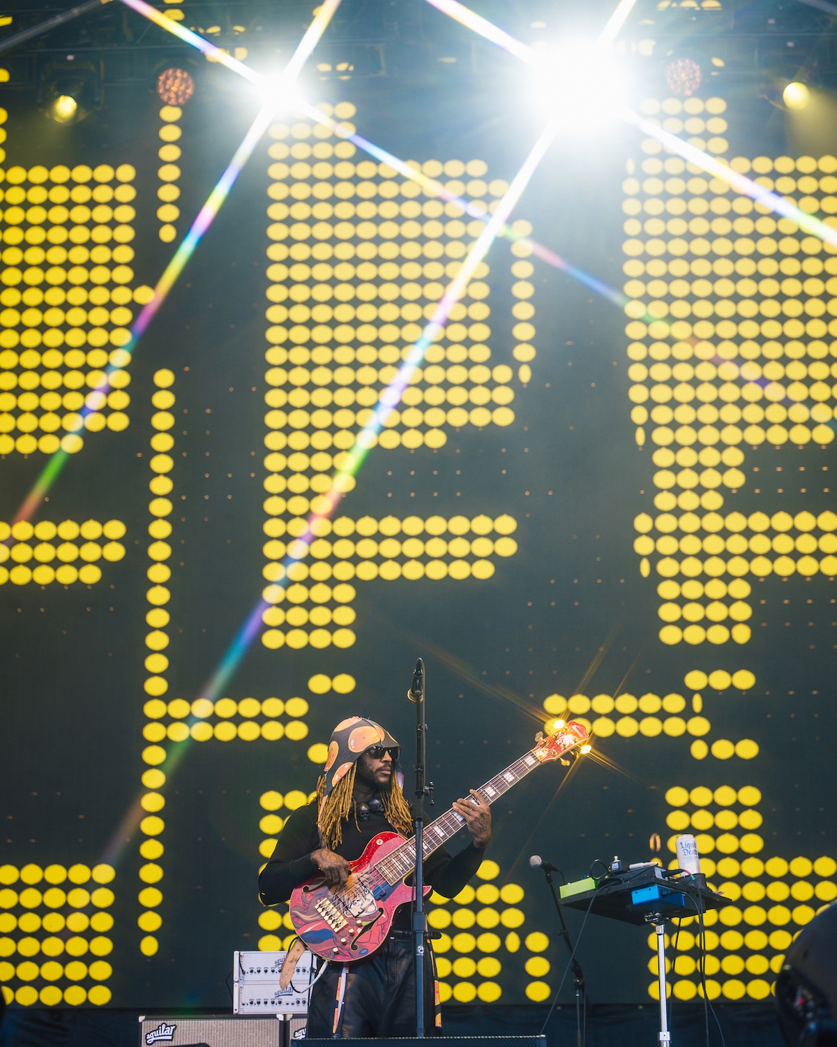 Thundercat performed on Friday, August 8 at Outside Lands, playing a nearly hour-long set of songs from It Is What It Is and Drunk. The name Thundercat is a reference to the cartoon he's loved since childhood and an extension of his vibrant approach to his craft. © Alive Coverage