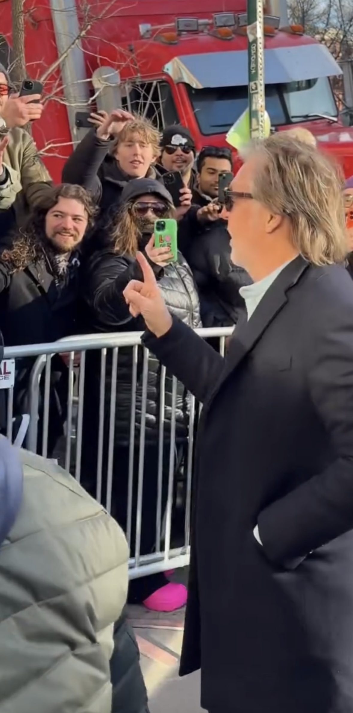 One of McCartney’s “young people,” Atwood’s Aidan Moyer at the Bowery Ballroom on February 14, 2025. Screenshot of a video by Lindsay Nunez