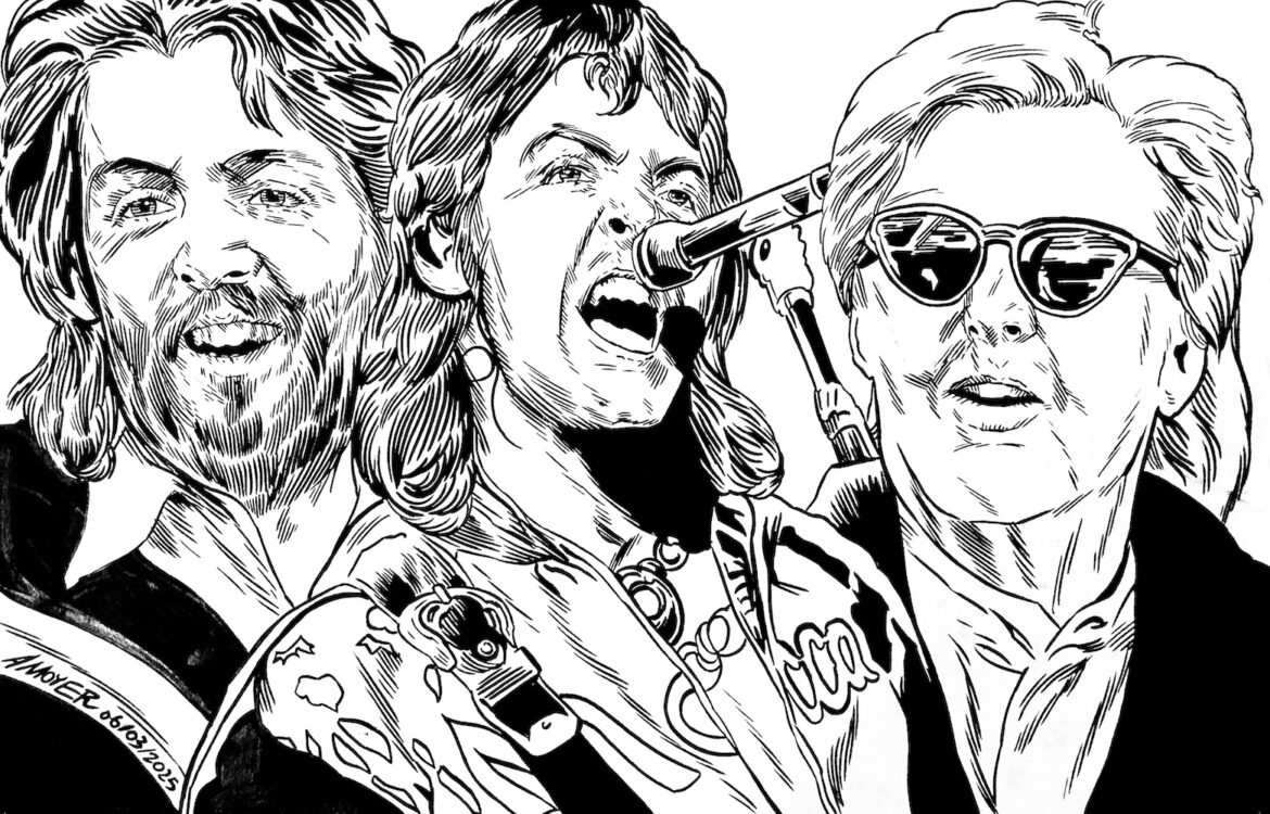 McCartney’s Wings legacy is re-centered in new retrospective material © Aidan Moyer