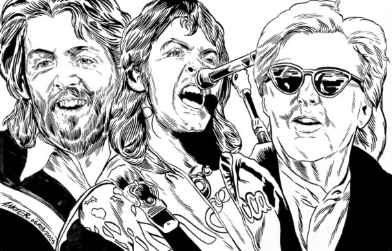 McCartney’s Wings legacy is re-centered in new retrospective material © Aidan Moyer