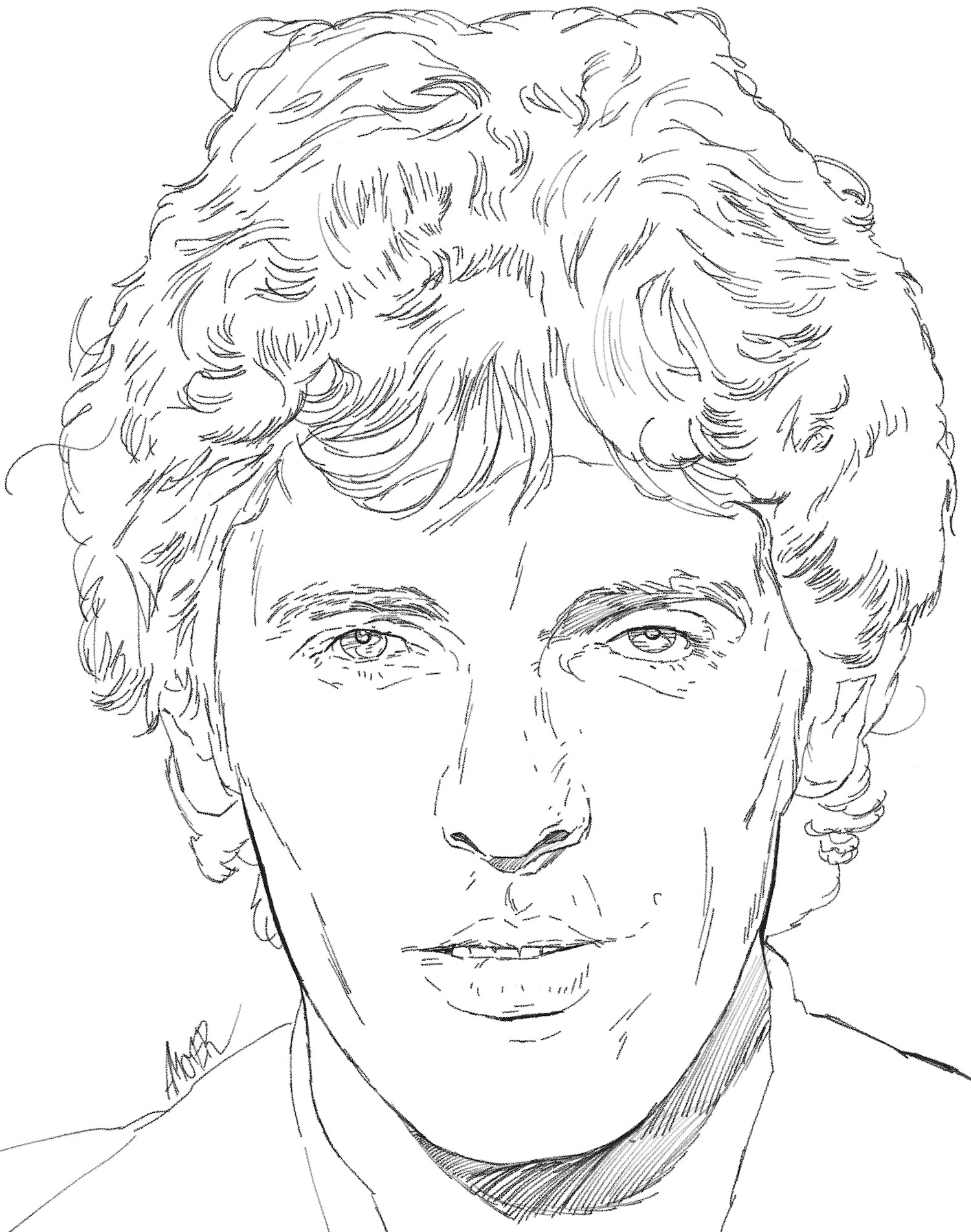 “Mr. State Trooper, please don’t stop me” – Bruce Springsteen circa ‘Nebraska’ © Aidan Moyer