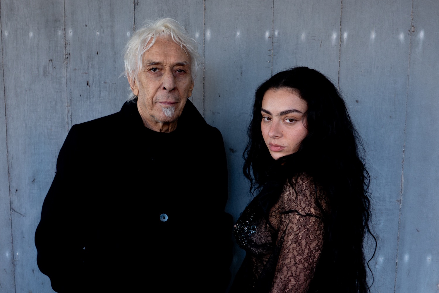 Charli xcx and John Cale © Henry Redcliffe