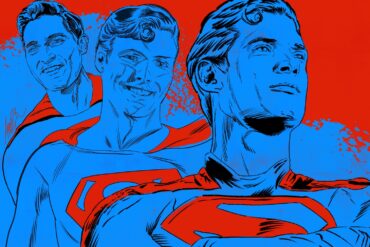 Truth, Justice and A Better Tomorrow: Tyler Hoechlin, Christopher Reeve, and newcomer David Corenswet as Superman © Aidan Moyer