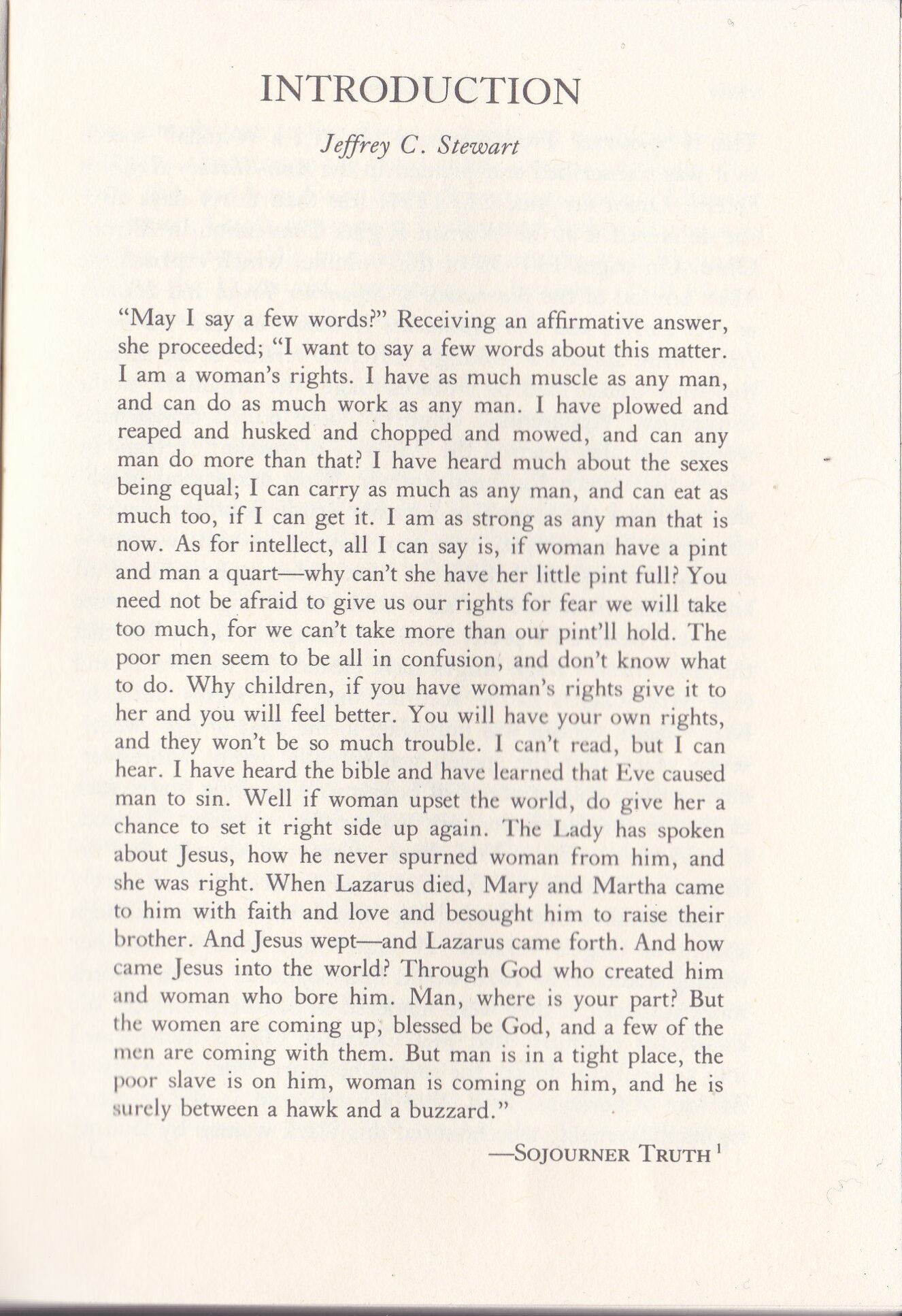 Printed in the Anti-Slavery Bugle in Salem, Ohio, June 21st 1851. (Less than 30 days after she spoke it.)